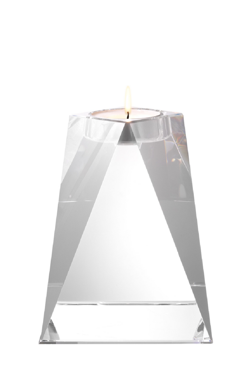 Crystal Glass Candle Holder | Eichholtz Liaison | OROA TRADE
