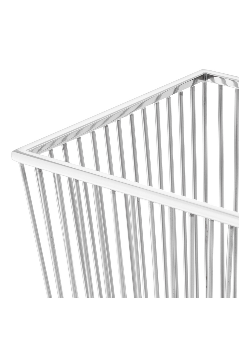 Stainless Steel Towel Basket | Eichholtz Hackney | OROA TRADE