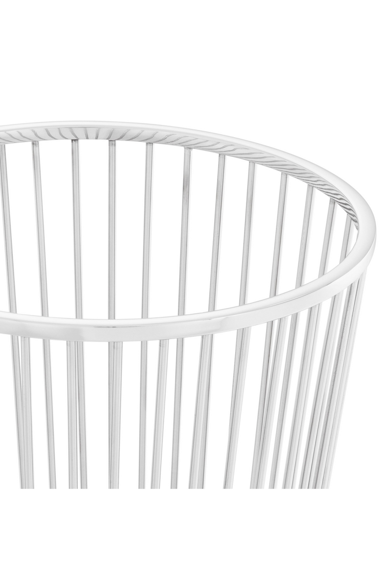 Stainless Steel Towel Basket | Eichholtz Baleana | OROA TRADE