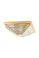 Gold Pyramid Flush Mount | Eichholtz Eden | OROA TRADE