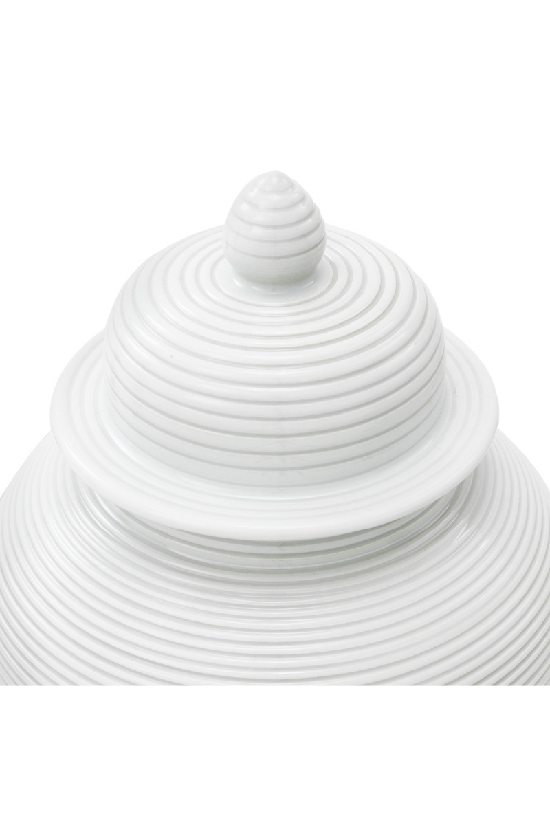 White Porcelain Jar | Eichholtz Celestine S | Oroatrade.com
