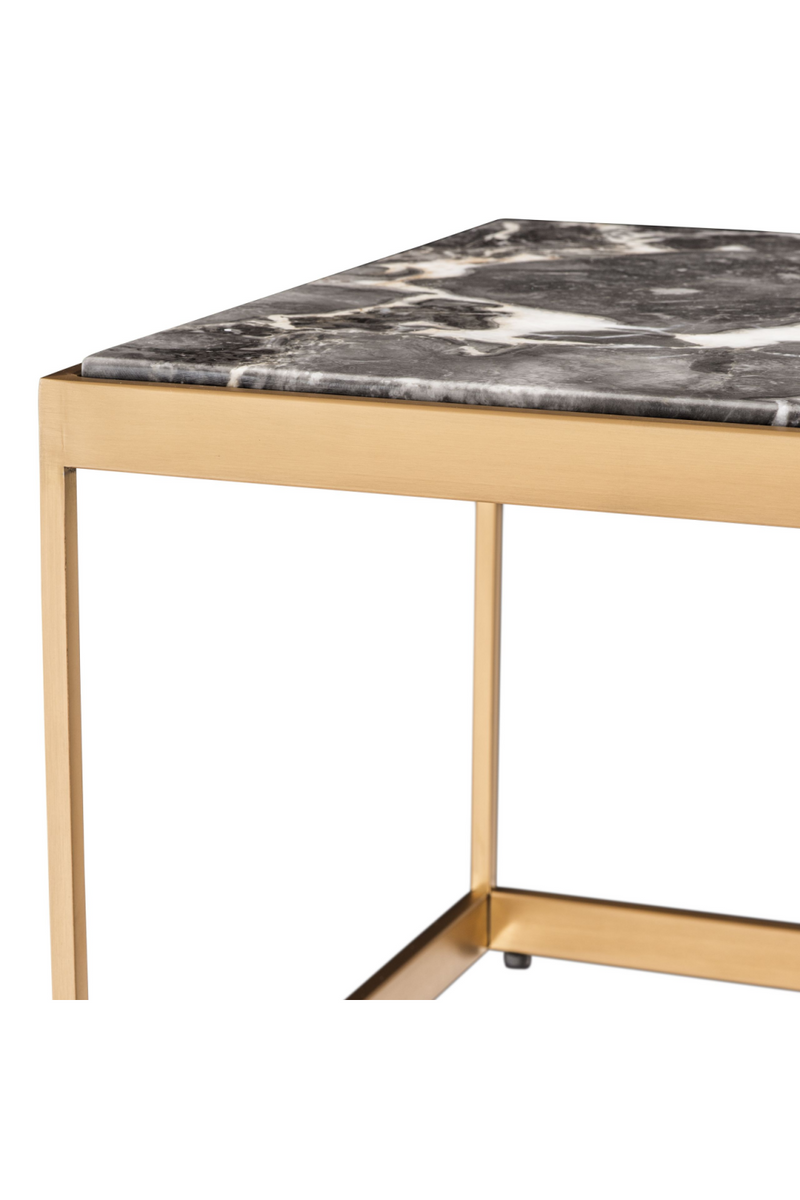 Marble Top Brass Frame Coffee Table | Eichholtz La Quinta | OROA TRADE