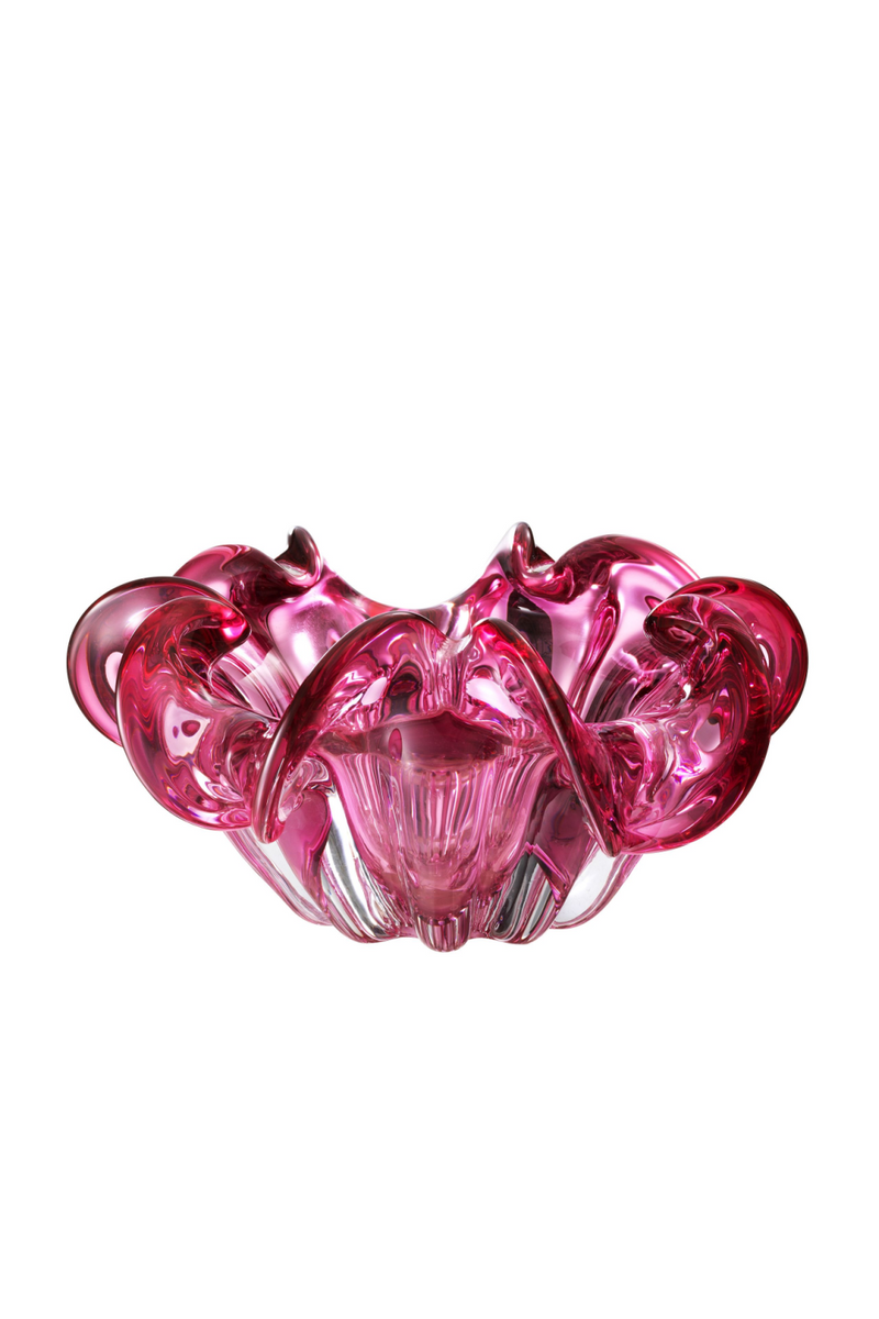 Pink Glass Bowl | Eichholtz Triada | OROA TRADE