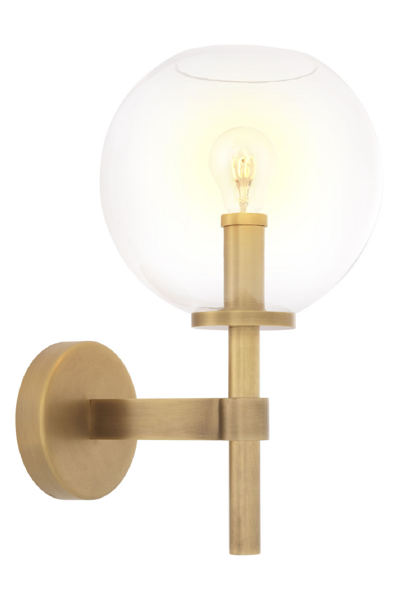 Brass Globe Wall Lamp | Eichholtz Jade | OROA TRADE