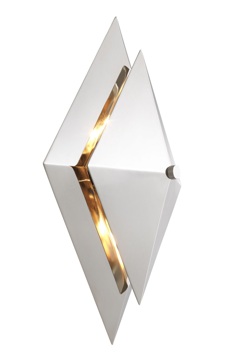 Silver Diamond Wall Lamp | Eichholtz Augustas | OROA TRADE