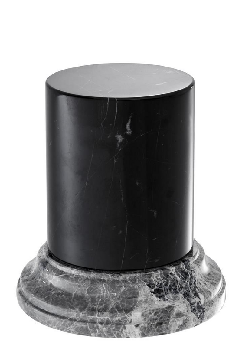 Black & Gray Marble Column | Eichholtz Aveiro | Oroatrade.com