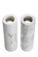 White Marble Tealight Holders (2) | Eichholtz Tobor | Oroatade.com