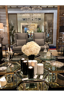 White Marble Tealight Holders (2) | Eichholtz Tobor | Oroatade.com