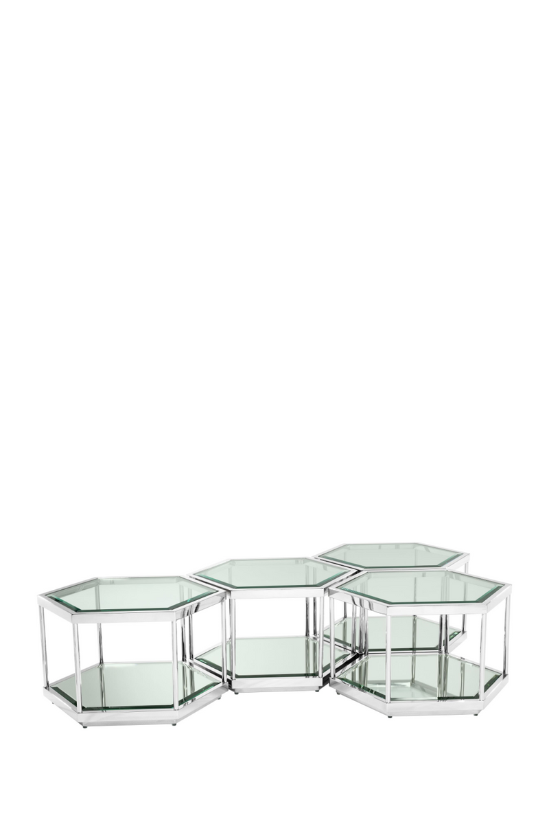 Hexagonal Coffee Table Set | Eichholtz Sax |