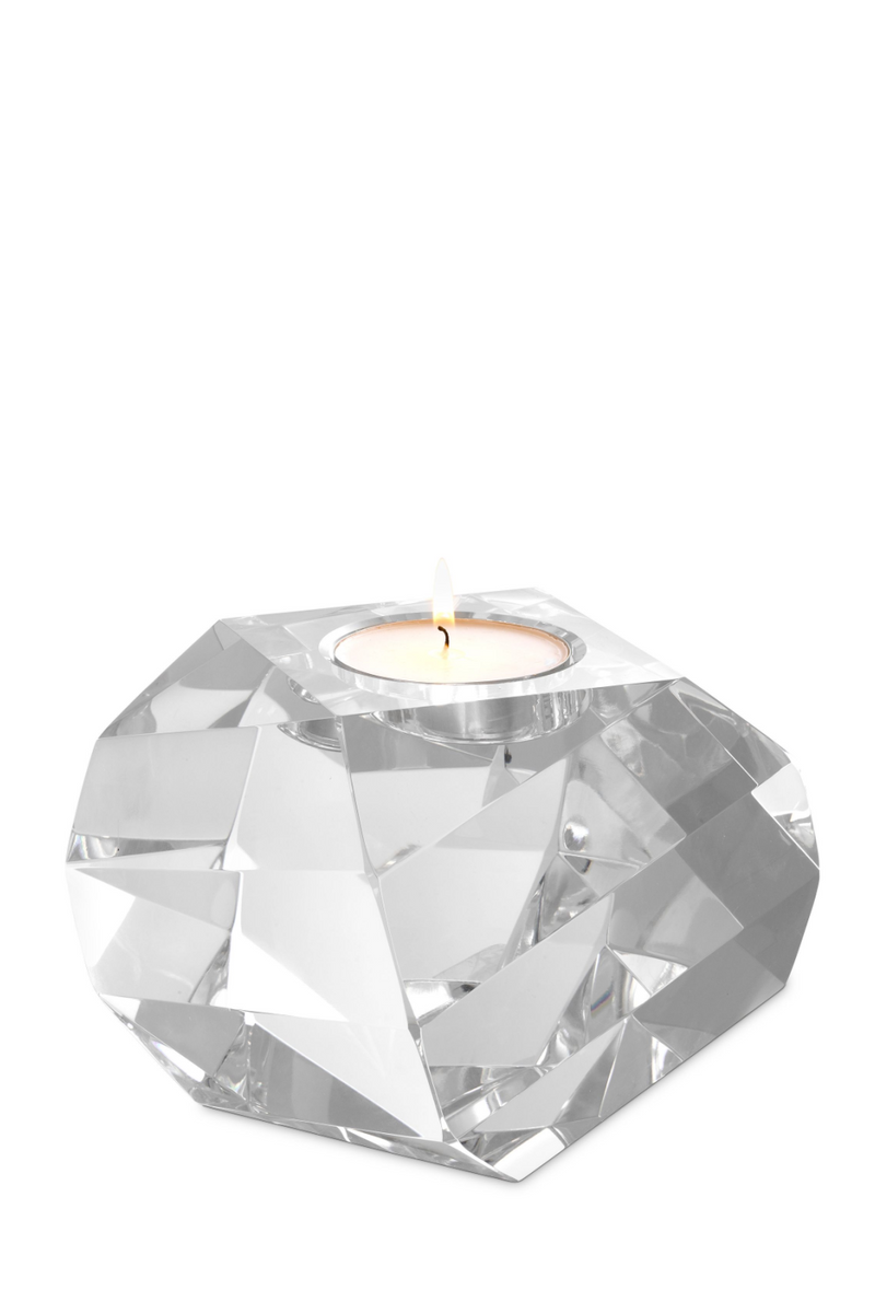Crystal Candle Holder | Eichholtz Lucidity | OROA TRADE