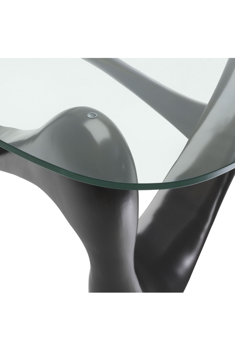 Bronze Clear Glass Coffee Table | Eichholtz Aventura | OROA TRADE