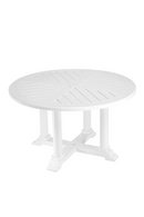 White Round Outdoor Dining Table S | Eichholtz Bell Rive | Oroatrade.com
