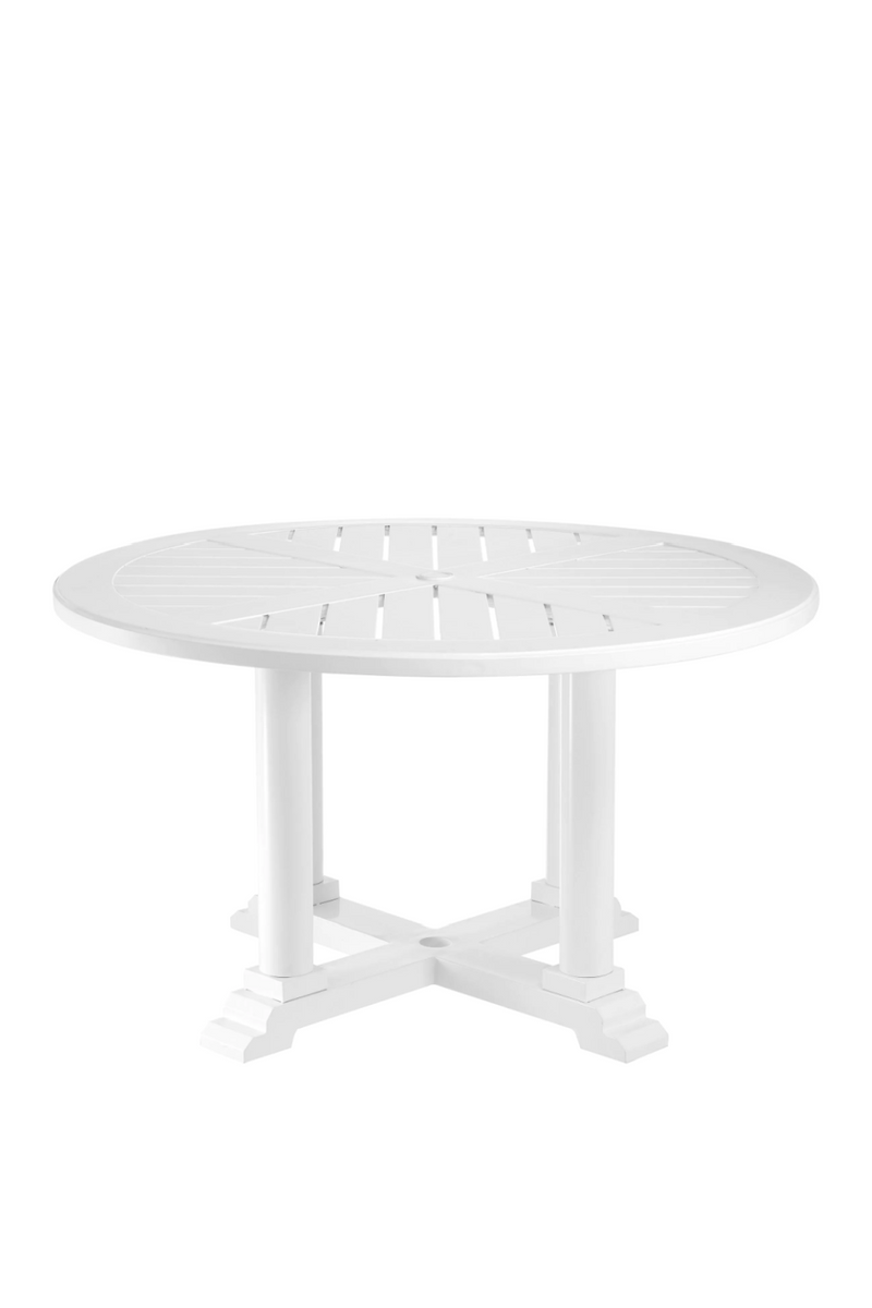 White Round Outdoor Dining Table S | Eichholtz Bell Rive | Oroatrade.com
