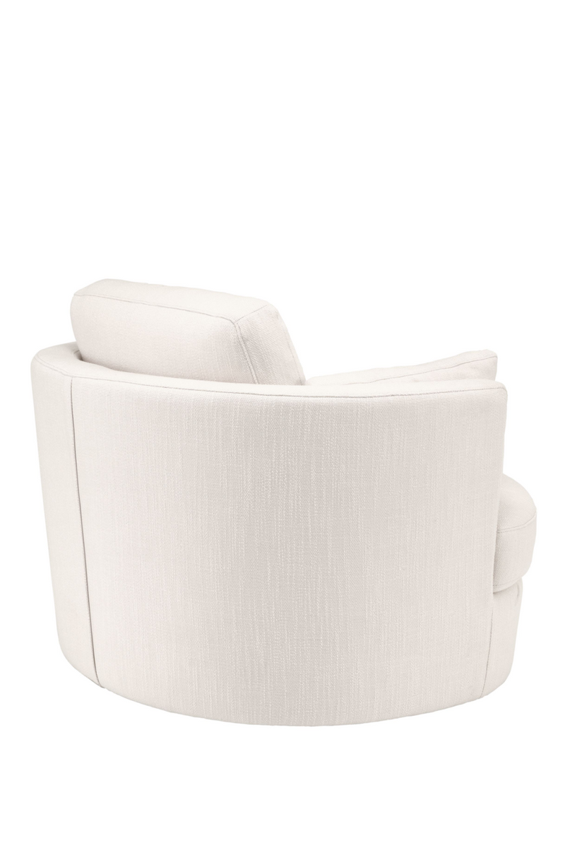 White Club Swivel Chair | Eichholtz Clarissa | Oroatrade.com