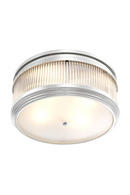 Round Silver Flush Mount | Eichholtz Rousseau | OROA TRADE