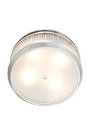 Round Silver Flush Mount | Eichholtz Rousseau | OROA TRADE