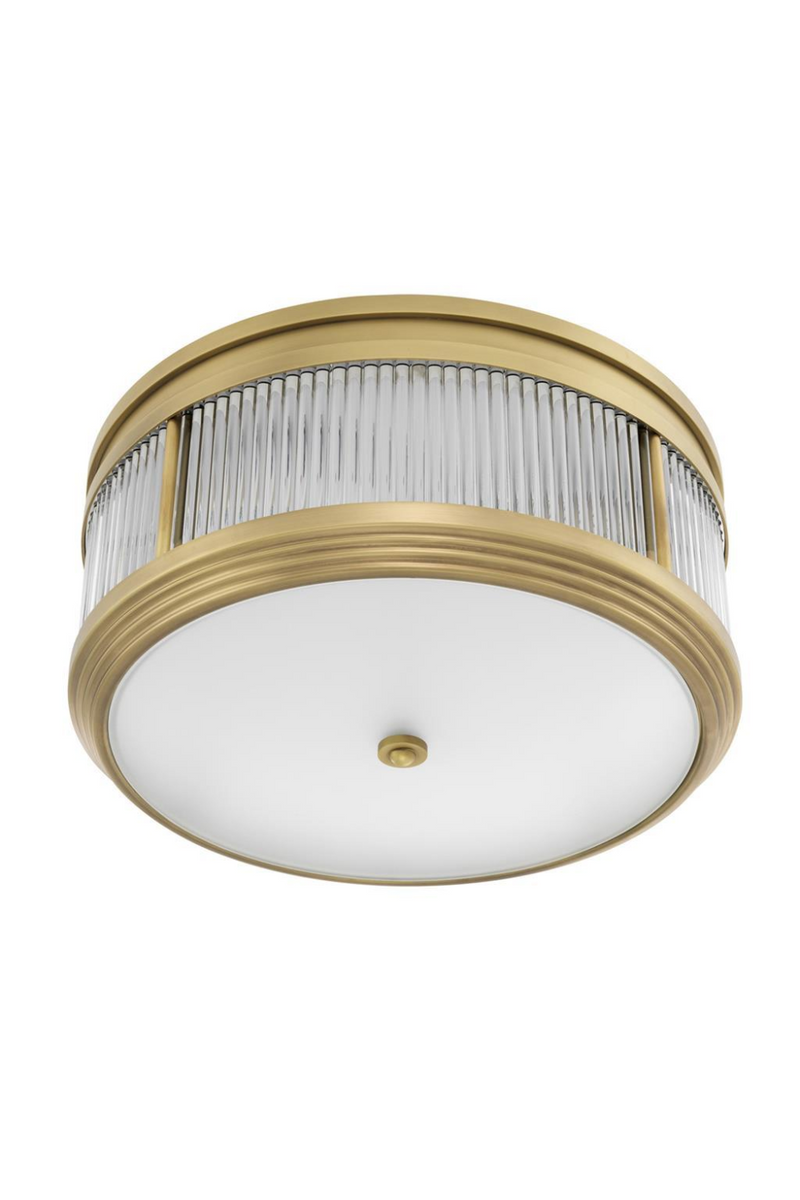 Round Brass Flush Mount | Eichholtz Rousseau | OROA TRADE - Luxury Lighting