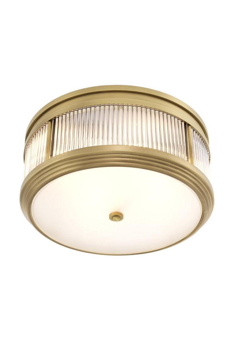 Round Brass Flush Mount | Eichholtz Rousseau | OROA TRADE - Luxury Lighting