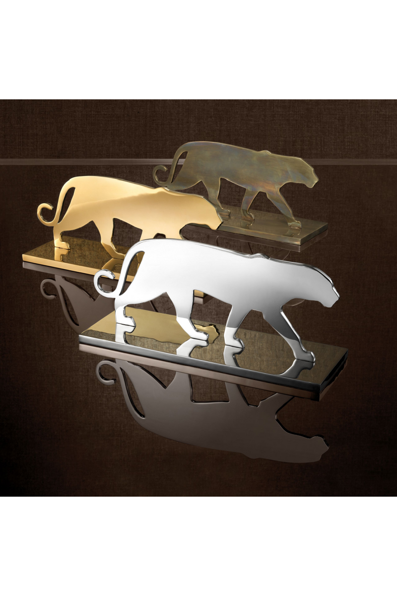 Silver Decorative Object | Eichholtz Panther Silhouette | OROA TRADE