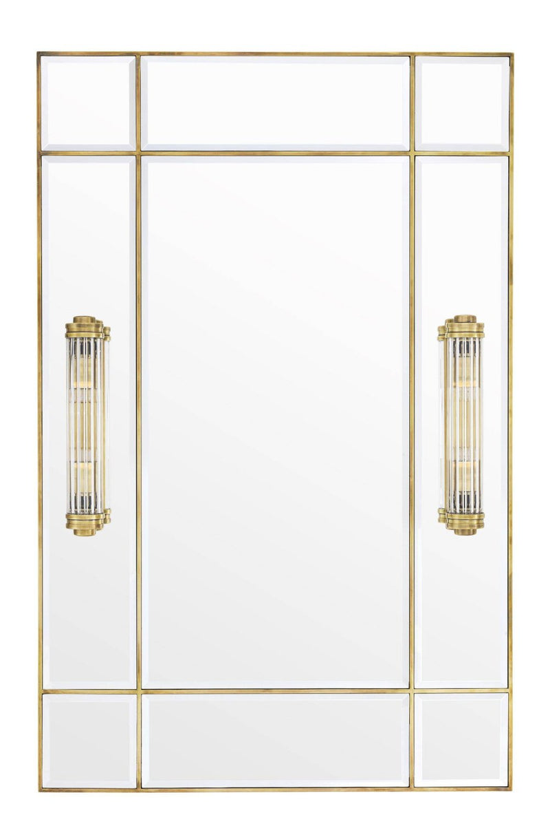 Gold Mirror With 2 Flushmounts | Eichholtz Beaumont | Oroatrade