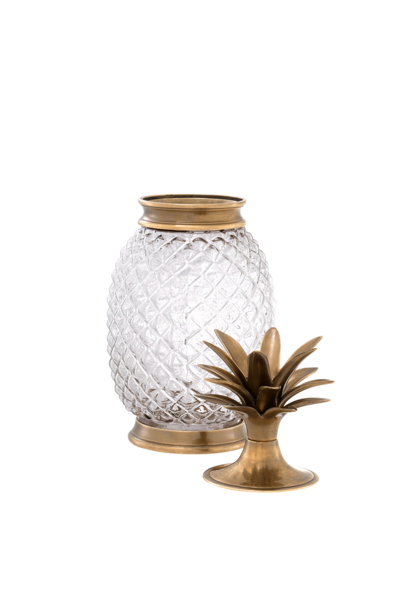 Glass Pineapple Jar | Eichholtz Hayworth | OROA TRADE