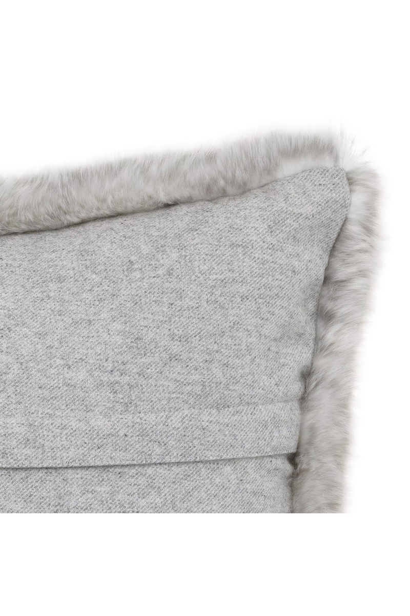 Light Gray Fur Cushion | Eichholtz Alaska | Oroatrade.com