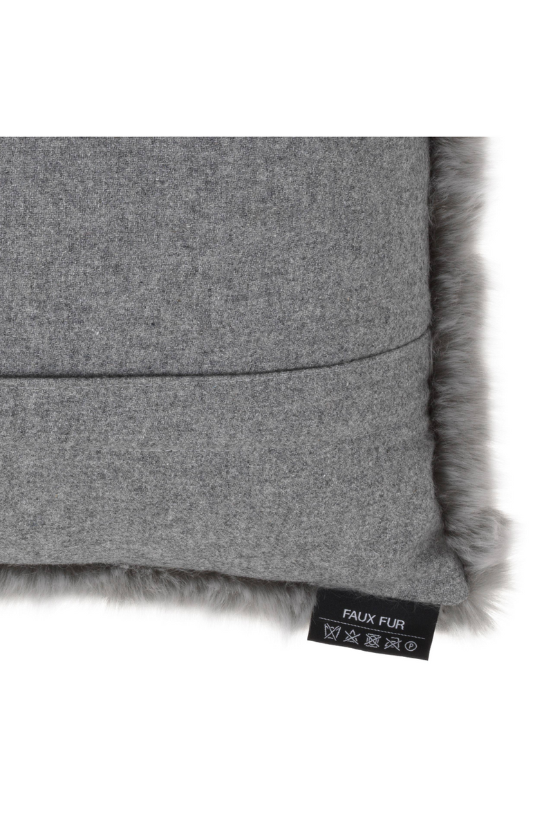 Gray Fur Cushion | Eichholtz Alaska | OROA TRADE