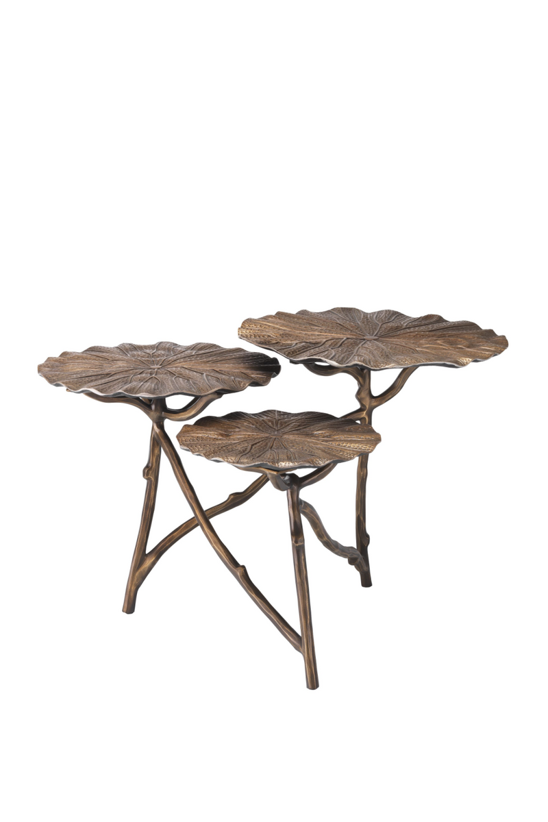 Antique Brass Side Table | Eichholtz Colibri | OROA TRADE