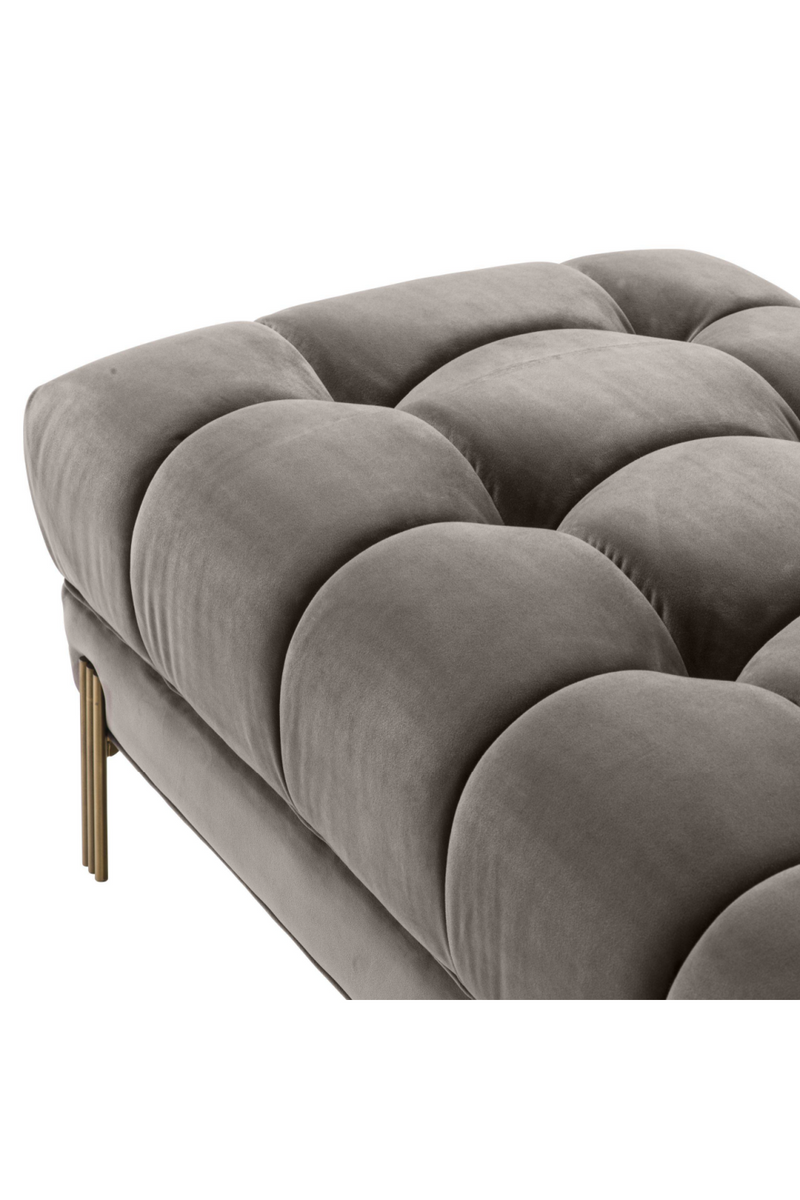 Gray Tufted Upholstered Bench | Eichholtz Sienna | OROA TRADE