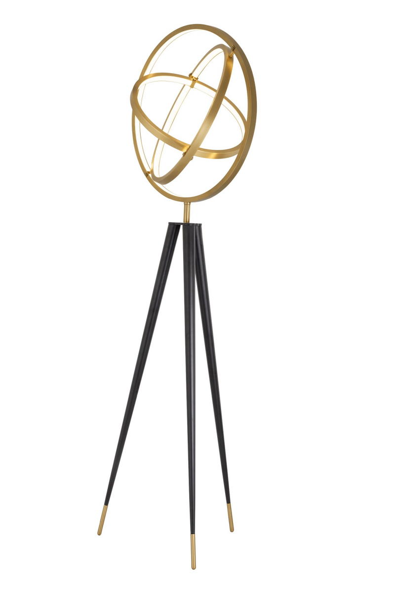 Brass Antique Floor Lamp | Eichholtz Cassini | OROA TRADE