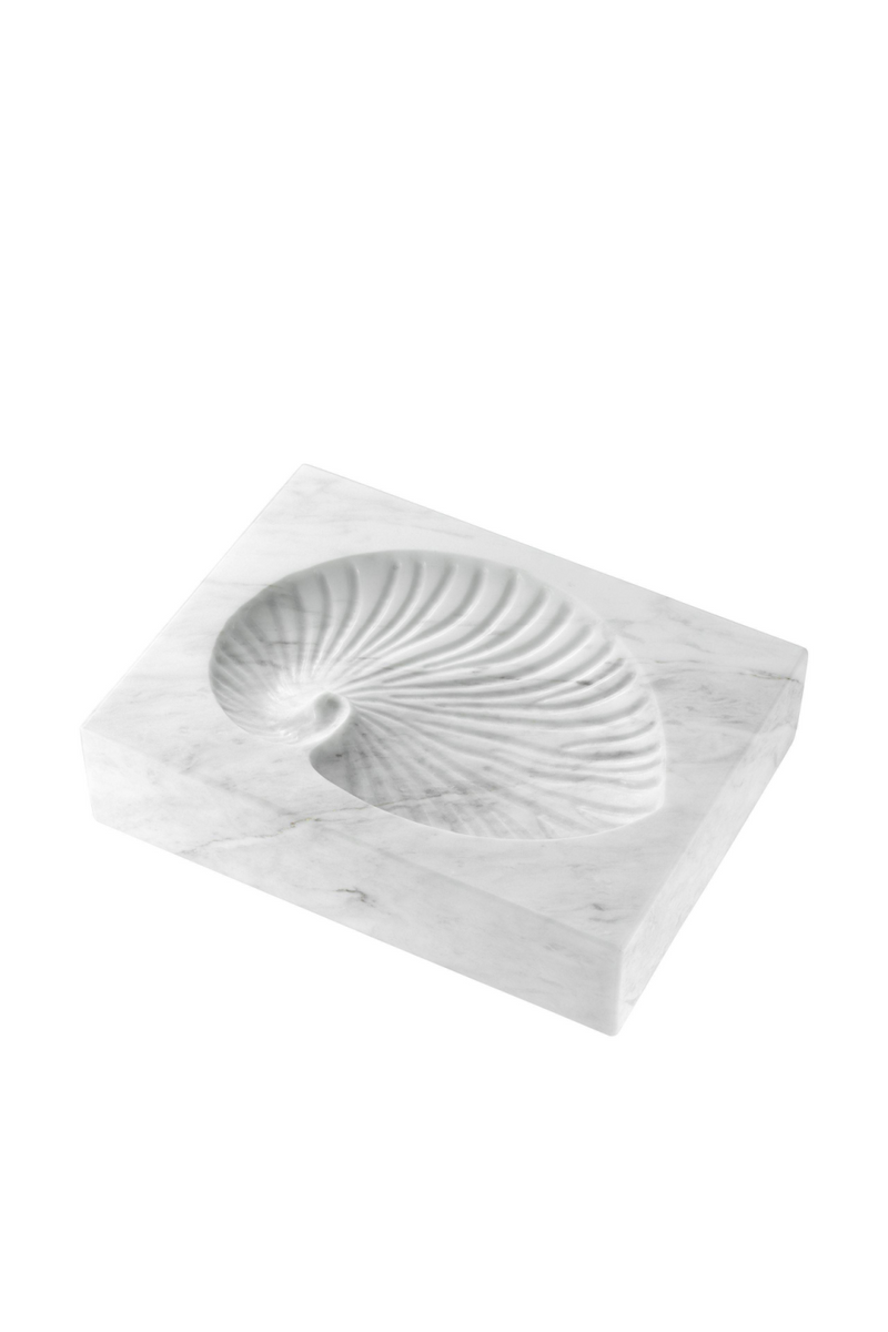 White Marble Shell Fossil | Eichholtz Conchiglia | OROA TRADE