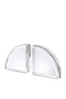 Crystal Glass Bookend (set of 2) | Eichholtz Decorage | OROA TRADE
