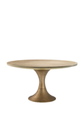 Round Oak Dining Table | Eichholtz Melchior | Oroatrade.com