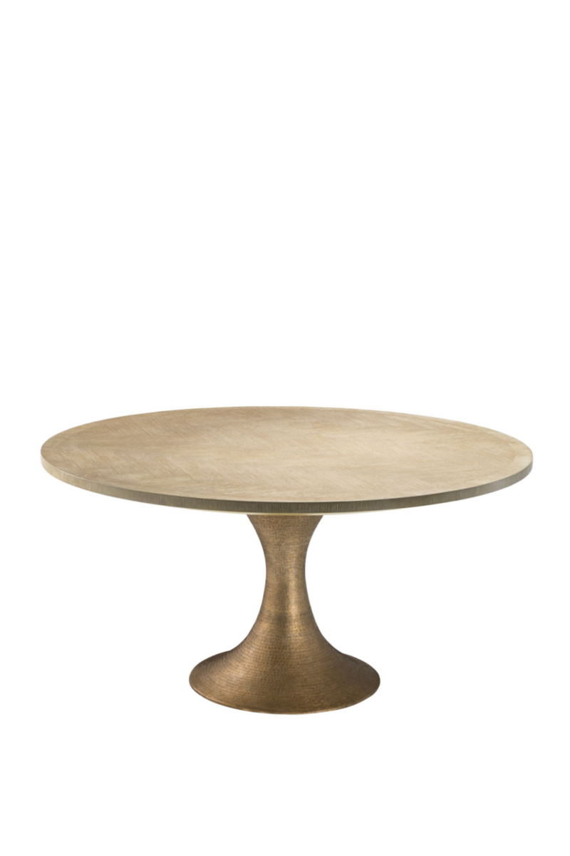 Round Oak Dining Table | Eichholtz Melchior | OROA TRADE