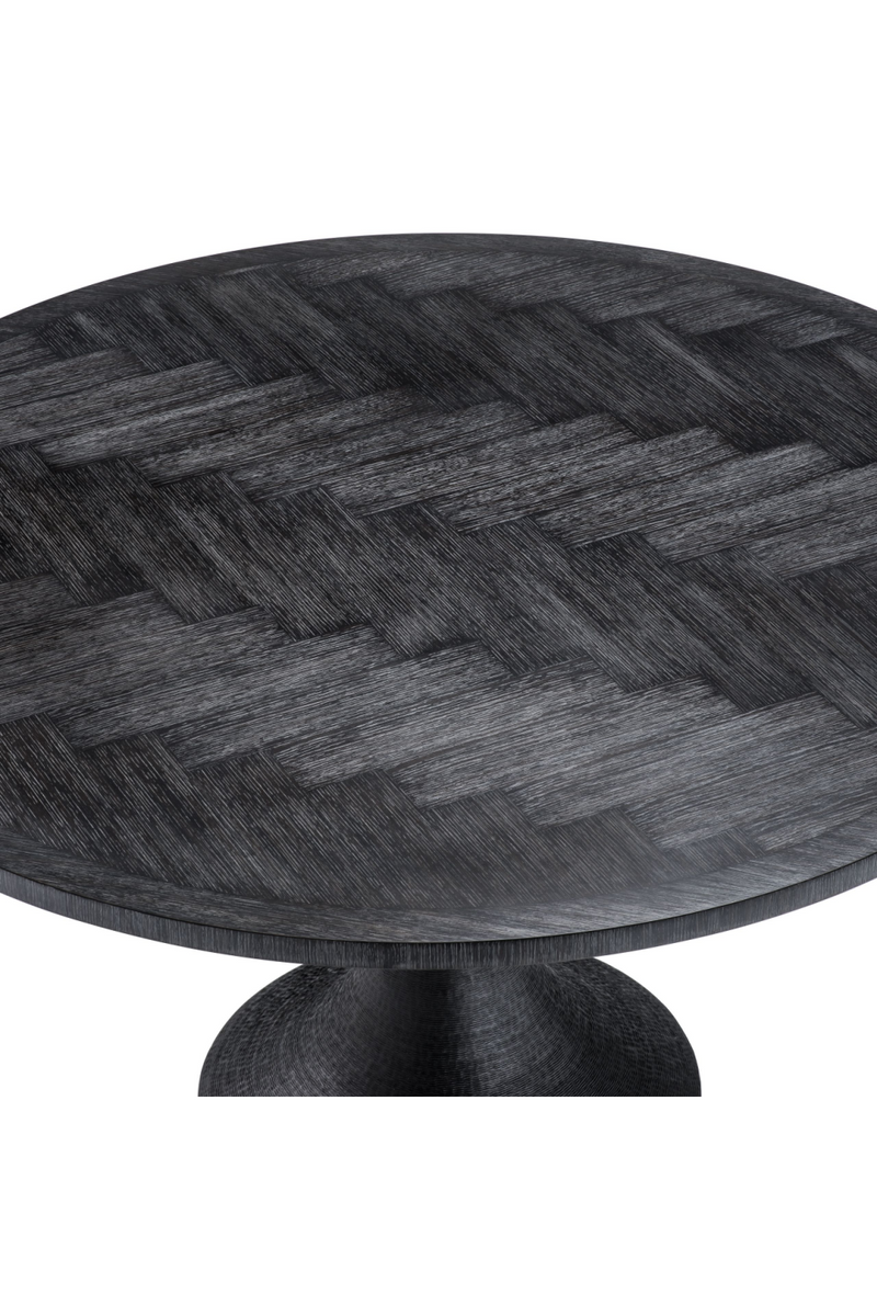 Round Charcoal Dining Table | Eichholtz Melchior | OROA TRADE