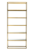 5 Shelf Brass Cabinet | Eichholtz Omega | Oroatrade.com
