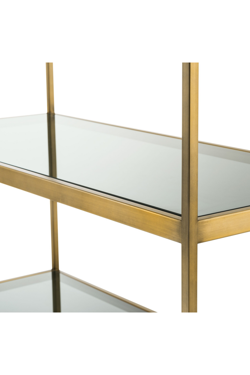 5 Shelf Brass Cabinet | Eichholtz Omega | Oroatrade.com