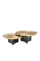 Wood Slice Nesting Coffee Table | Eichholtz Thousand Oaks | OROA TRADE