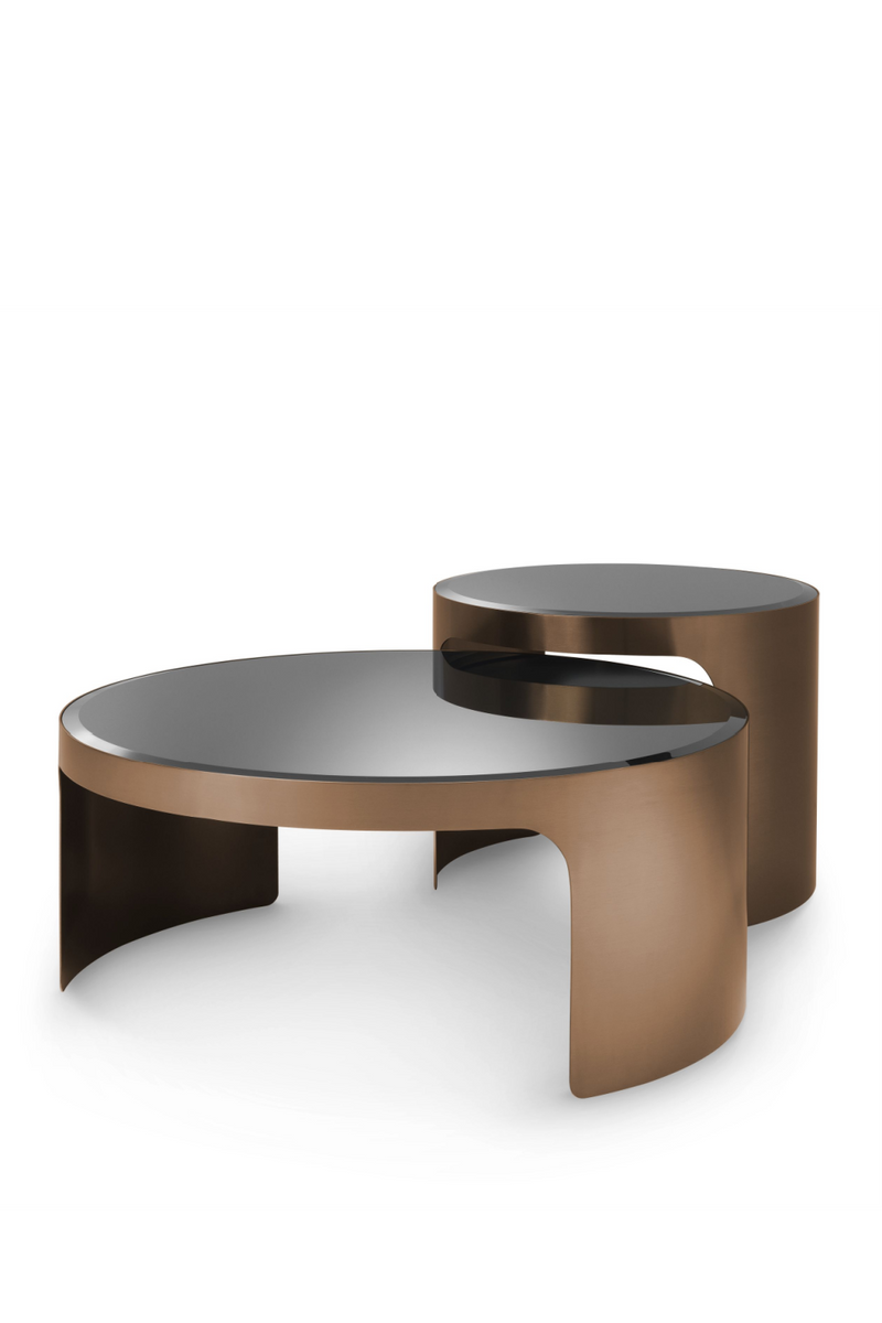 Copper Nesting Coffee Table Set Of 2 | Eichholtz Piemonte | OROA TRADE