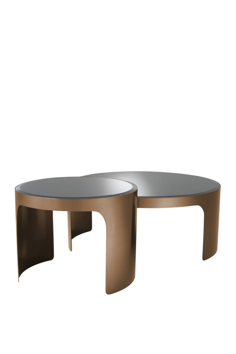 Copper Nesting Coffee Table Set Of 2 | Eichholtz Piemonte | OROA TRADE