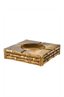 Vintage Brass Finish Bamboo Bowl | Eichholtz Bamboo |