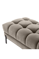 Greige Tufted Upholstered Bench | Eichholtz Sienna | OROA TRADE