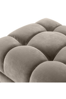 Greige Tufted Upholstered Bench | Eichholtz Sienna | OROA TRADE