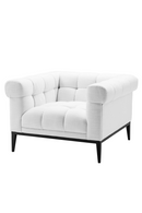 White Tufted Accent Chair | Eichholtz Aurelio | Oroatrade.com