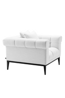 White Tufted Accent Chair | Eichholtz Aurelio | Oroatrade.com