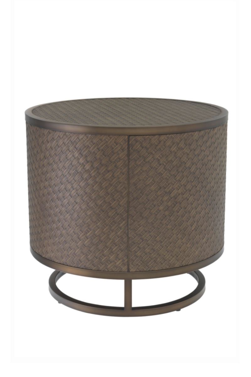 Woven Oak Side Table | Eichholtz Napa Valley | Oroatrade.com