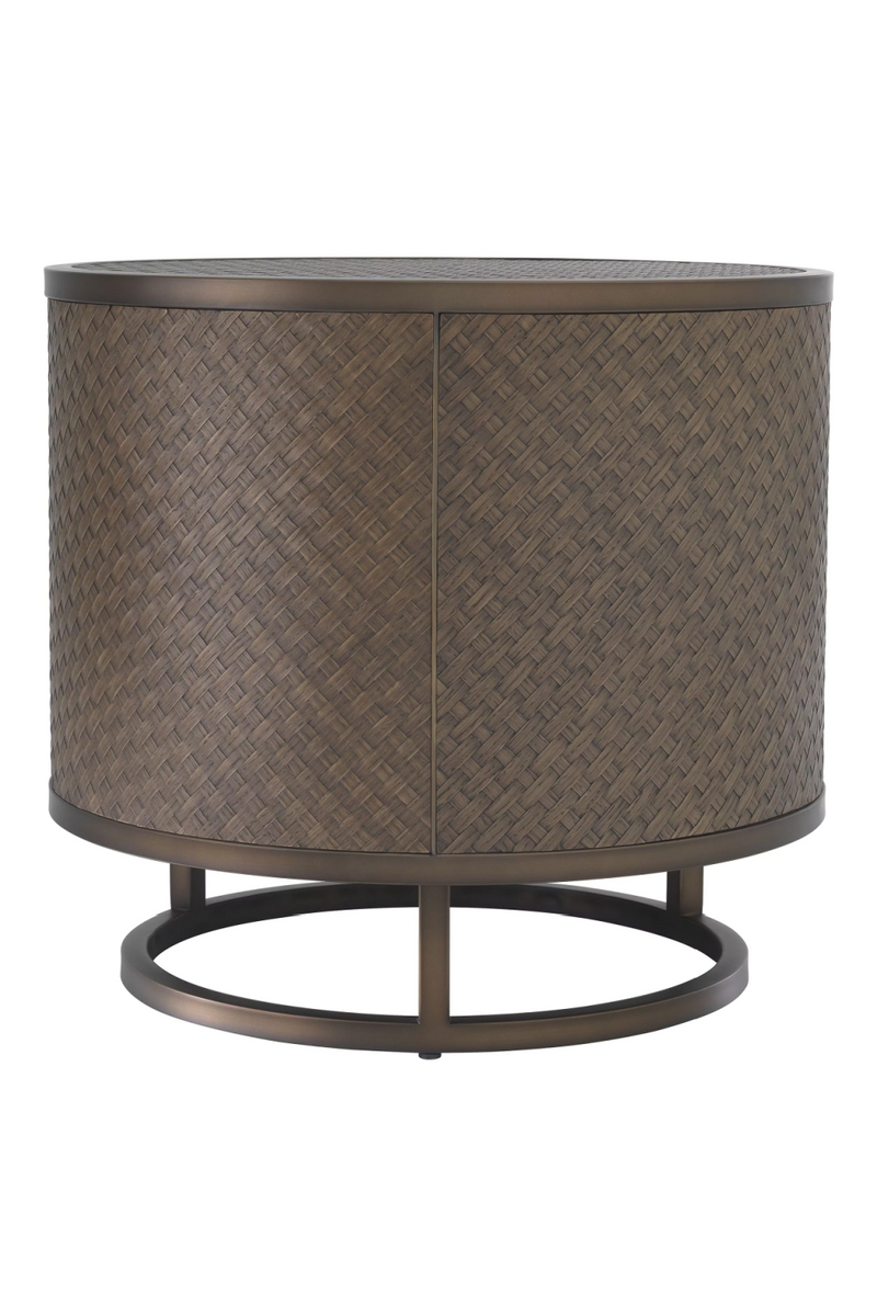 Woven Oak Side Table | Eichholtz Napa Valley | Oroatrade.com