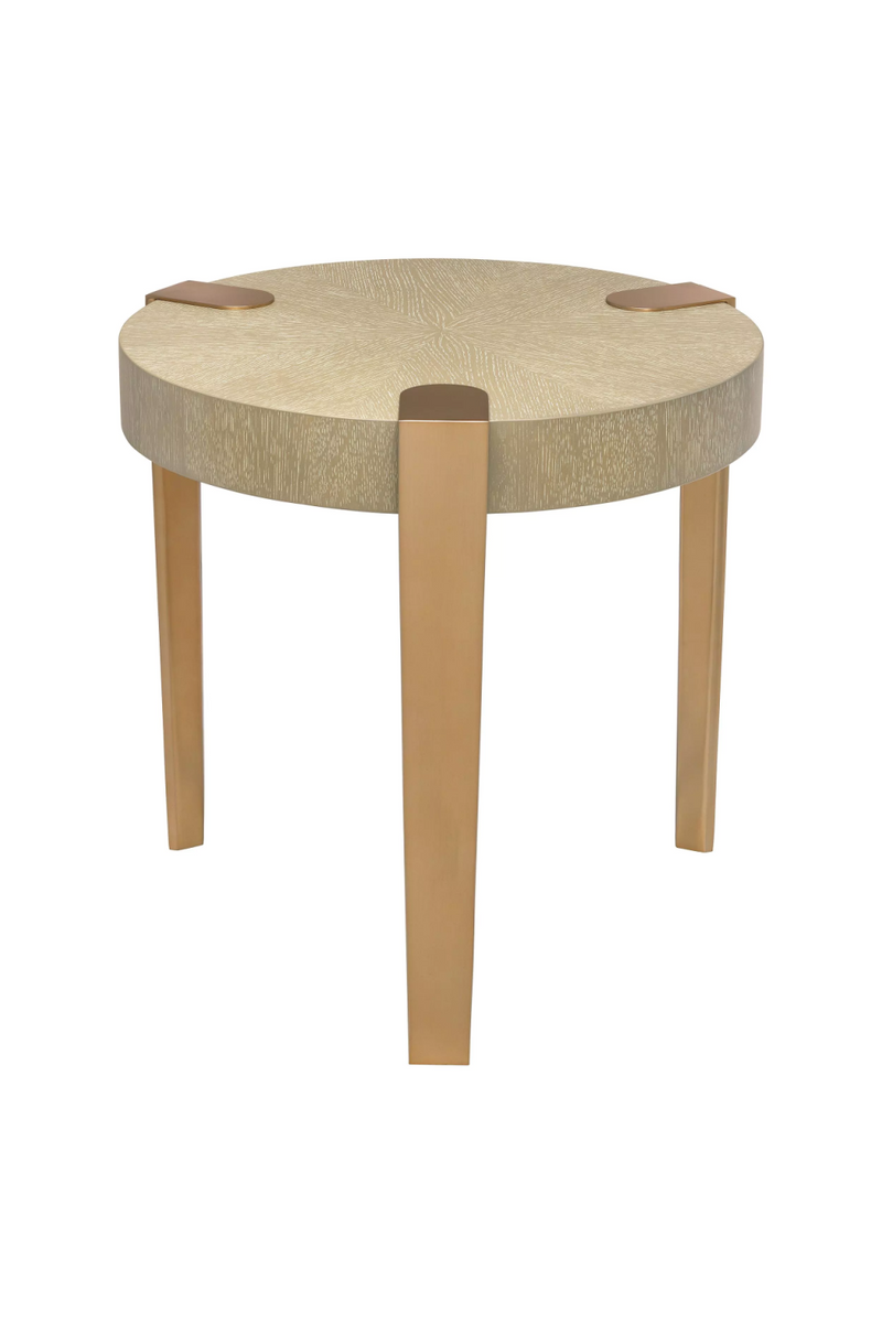 Round Oak Side Table | Eichholtz Oxnard | OROA TRADE