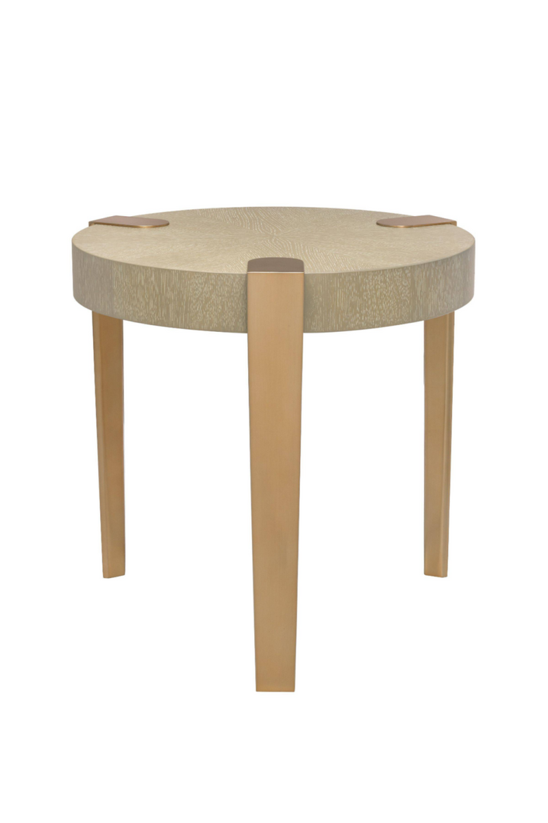 Round Oak Side Table | Eichholtz Oxnard | OROA TRADE