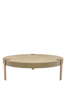 Round Oak Veneer Coffee Table | Eichholtz Oxnard | Oroatrade.com